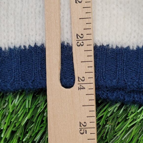 Vintage 80s Native-American Zip Sweater S/M 20x24 Tribal - Picture 7 of 10